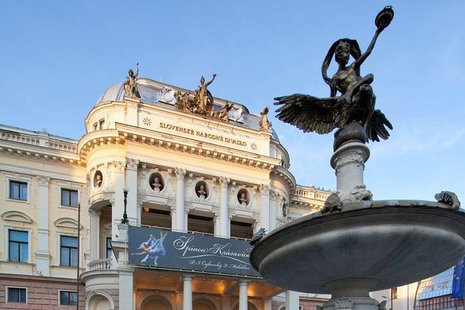 Bratislava, one day private trip from Budapest with guide! - Presidential Palace area plus Ganymed fountain and the Slovak National Theater