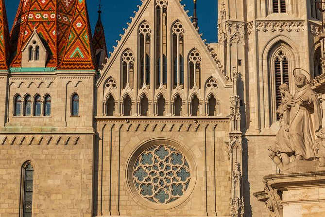 Buda Castle Quarter Walking Tour - National Archives roof color, Mary Magdalene turning point, and finishing toward Fisherman’s Bastion