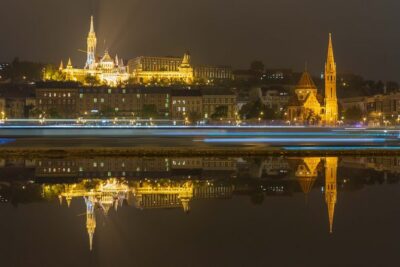 Budapest by night - private driving tour - Citadella after dark: the best first skyline hit