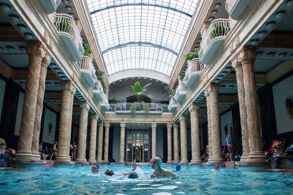 Budapest: Full-Day Gellért Spa Ticket - Outdoor pools, wave pools, and the one thing to check