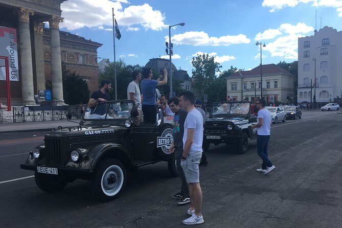 Budapest Private City Tour With a Vintage Russian Jeep - Heroes’ Square and City Park: monuments, photo angles, and bath culture context