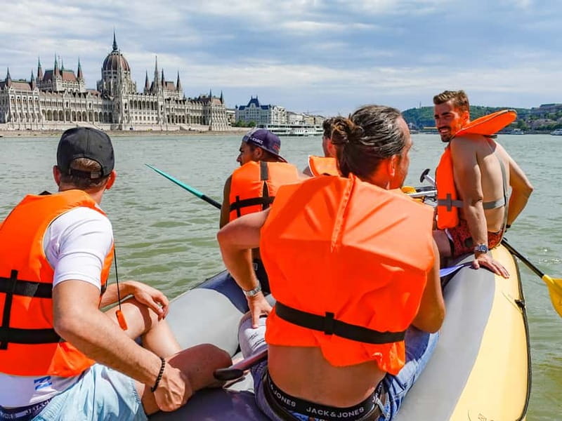 Budapest Rafting - Sunset Cruise - The End Stop: A Calm Riverbank Bar by a Natural Reserve