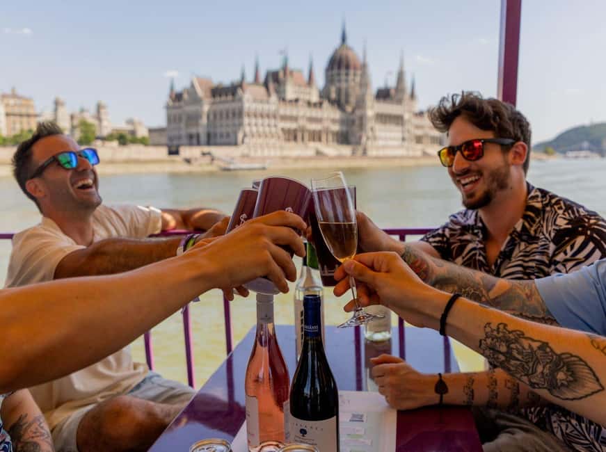 Budapest: Sunset Cruise with 2 Cocktails - Upper deck for photos, lower deck for comfort when the weather turns