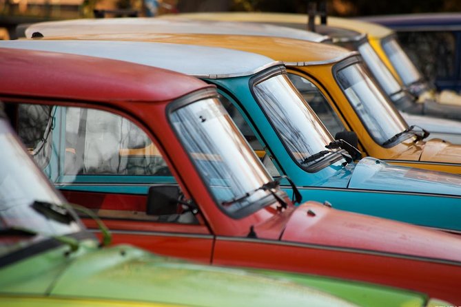 Budapest Trabant Tour- Go Trabi Go - Learning the manual 2-stroke: clutch, pedals, and real road feel