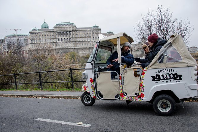 Budapest Tuk Tuk Tour with House of the Unicum Distillery Visit - Liberty Bridge and the Danube views: connect the dots fast
