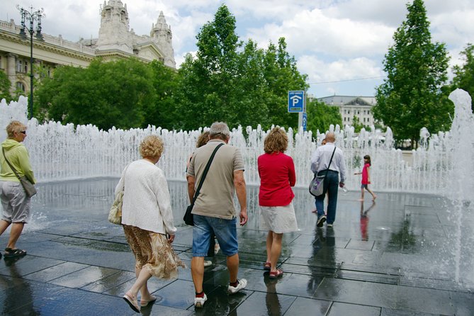 Classic Walk in Budapest Historical Center - A Pastry and Café Square Break at the End of the Pedestrian Stretch