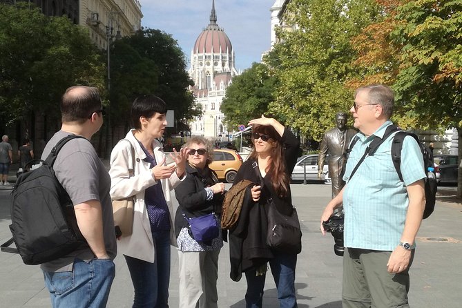 Communist Budapest Walking Tour - The House of Terror Exterior Finish: Berlin Wall Slab, No Ticket Included
