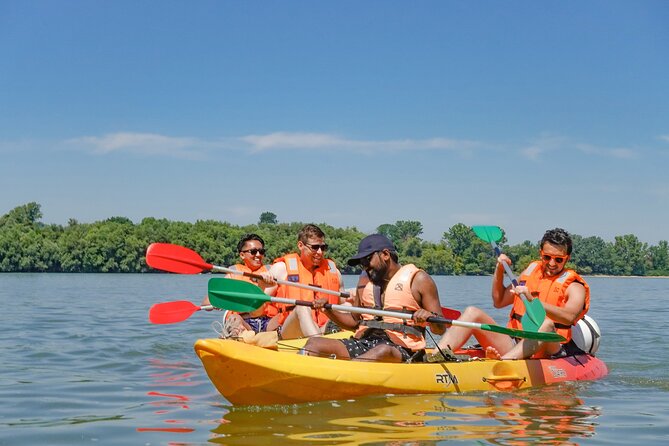 Danube Bend Hiking and Kayaking - Visegrád Castle from the river: seeing history as part of the scenery