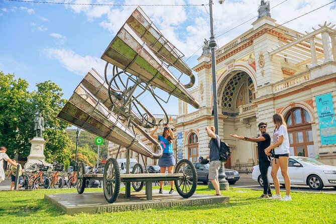 E-Scooter Half-Day Private Tour in Budapest with Food Tastings - Parliament, Liberty Square, and St. Stephen’s Basilica area—outside views with good context