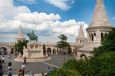 Guided Tour in Budapest Castle District - Stop 1: Buda Castle Royal Palace terrace and Hunyadi Courtyard