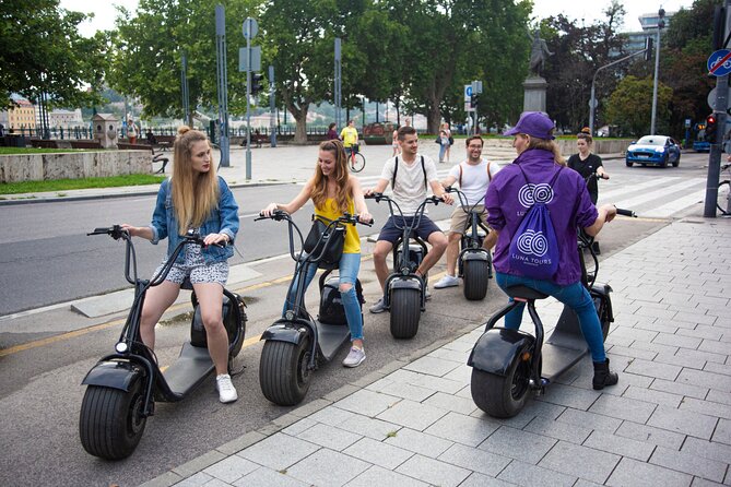 Guided Tours in Budapest on E-Scooter with various routes - Sunset and Night energy: Citadella when the light does the talking