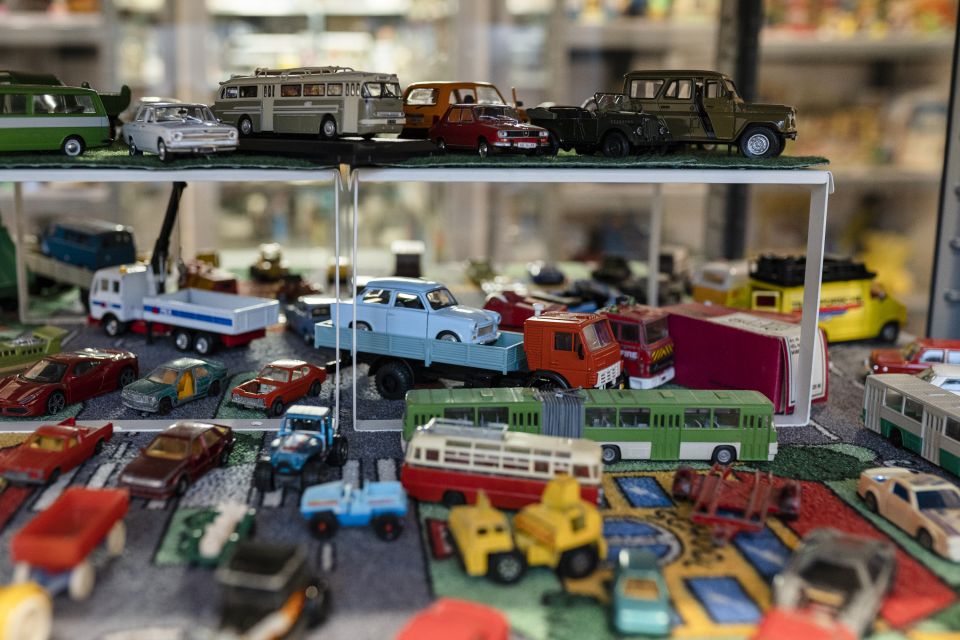 Hungary: Szentendre Retro Design Center Entry Ticket - Toys, radios, TVs, appliances, and the LP walls
