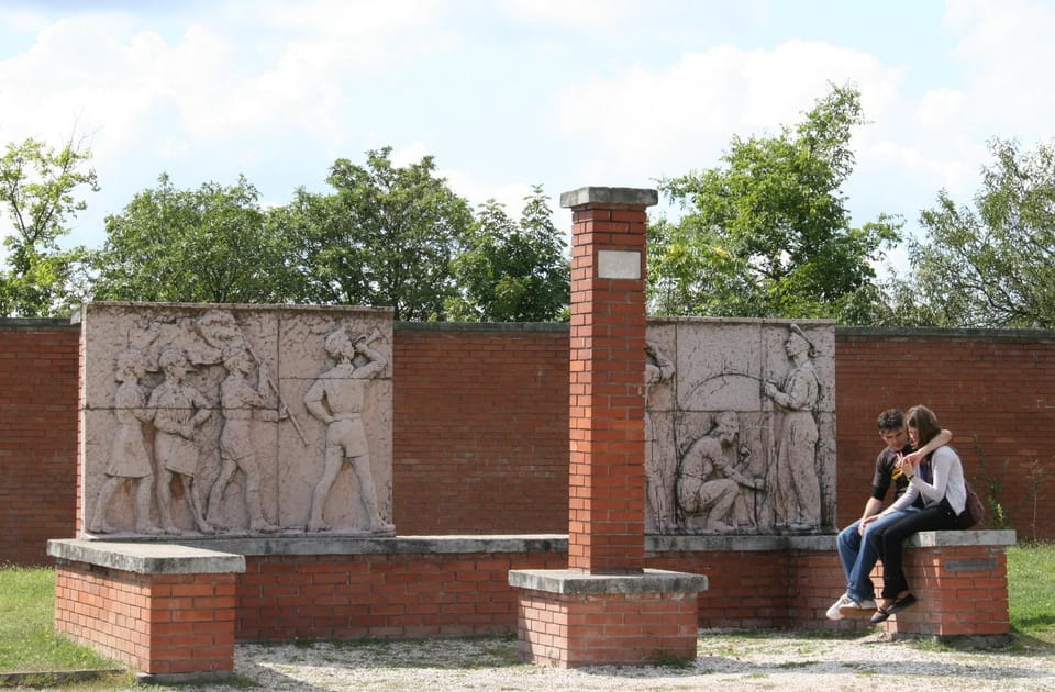 Memento Park: Official Guided Tour with Entry Ticket - Trabant photo time: the funniest contrast on a serious day