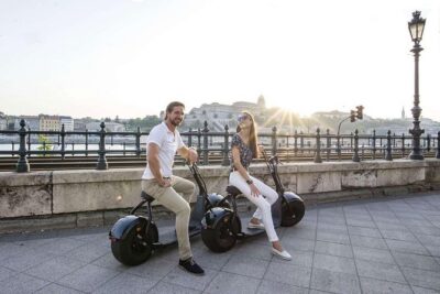 MonsteRoller E-Scooter Rental in Budapest - Getting Ready at Bécsi u. 8: Helmet, Training, and First-Try Confidence