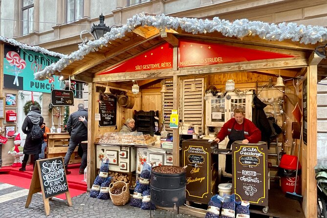 Private Budapest Christmas Market Tour with Chimney Cake & Mulled Wine - Included mulled wine and chimney cake: snacks that set the mood