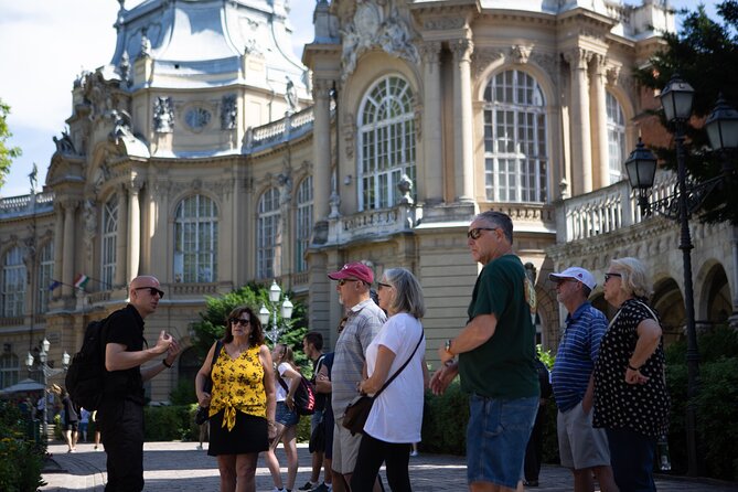 Private Budapest Walking Tour with Cake & Coffee - Széchenyi Bath views: seeing the landmark without getting stuck