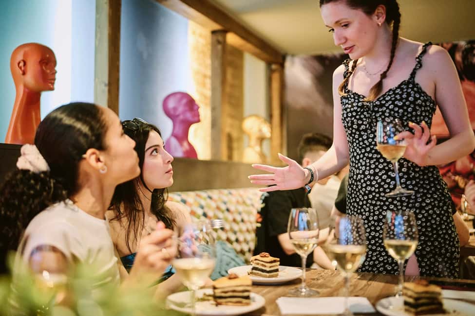 Tipsy Guided Food Tour with Drinks Included in Budapest - Drinks included: Tokaji wine, pálinka, beer, and shots