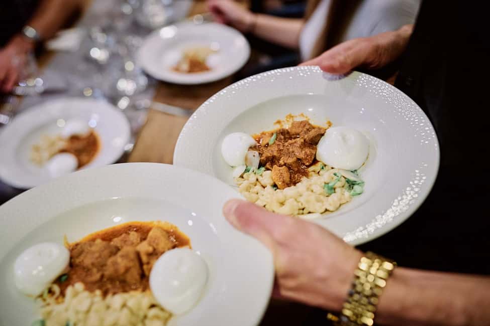 Tipsy Guided Food Tour with Drinks Included in Budapest - District 7 street bites: soup and lángos in a former Jewish neighborhood