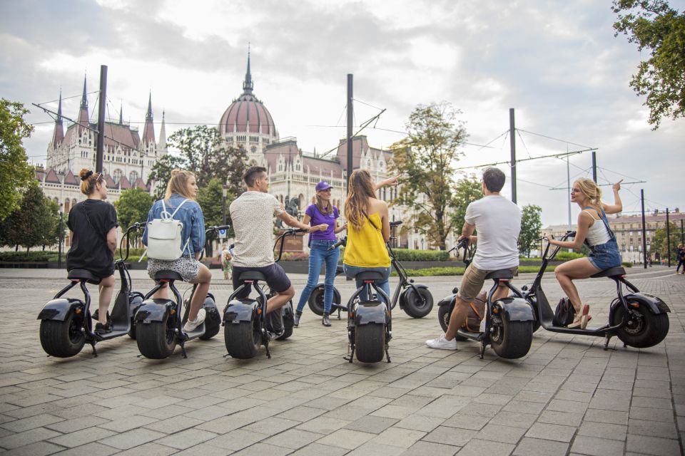 Top sights of Pest downtown on e-scooters incl. Parliament - Safety briefing and training: the part that makes the rest easy