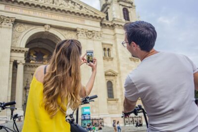 Top sights of Pest downtown on e-scooters incl. Parliament - Meet the scooters near Deák Ferenc tér